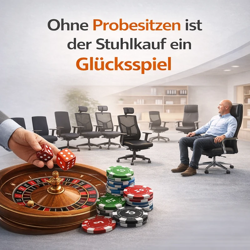 Verschiedene Bürostühle